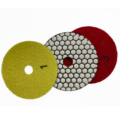 Colori personalizzati 3 Passo Resina Bond Flessibili Pad di lucidatura per Granito Marmo migliore